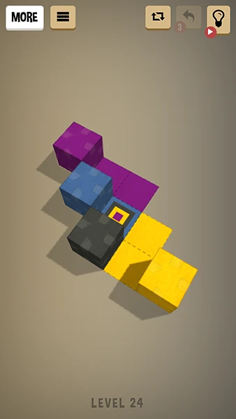 Block Fold: 3D Cube Roll Puzzle app screenshot 2