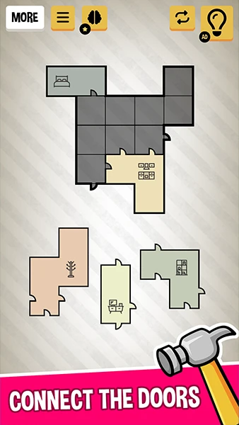 Floor Sort: Tangram Room Plans app screenshot 3